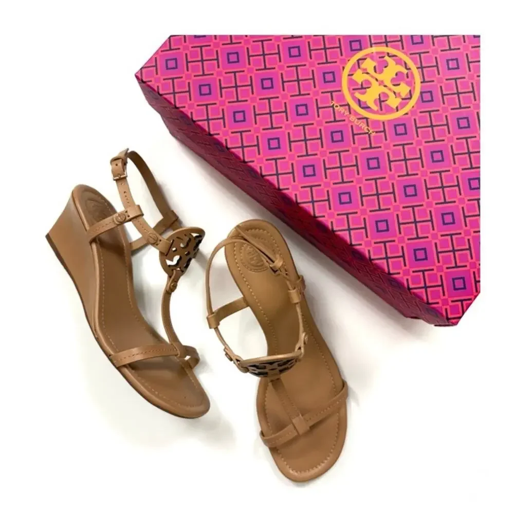 Tory Burch Miller 60MM Wedge in Dusty Cypress